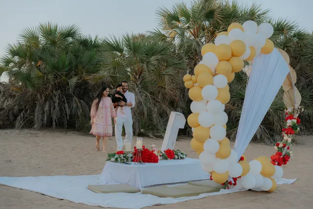 Beach celebration in Diu